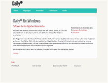 Tablet Screenshot of daily.de